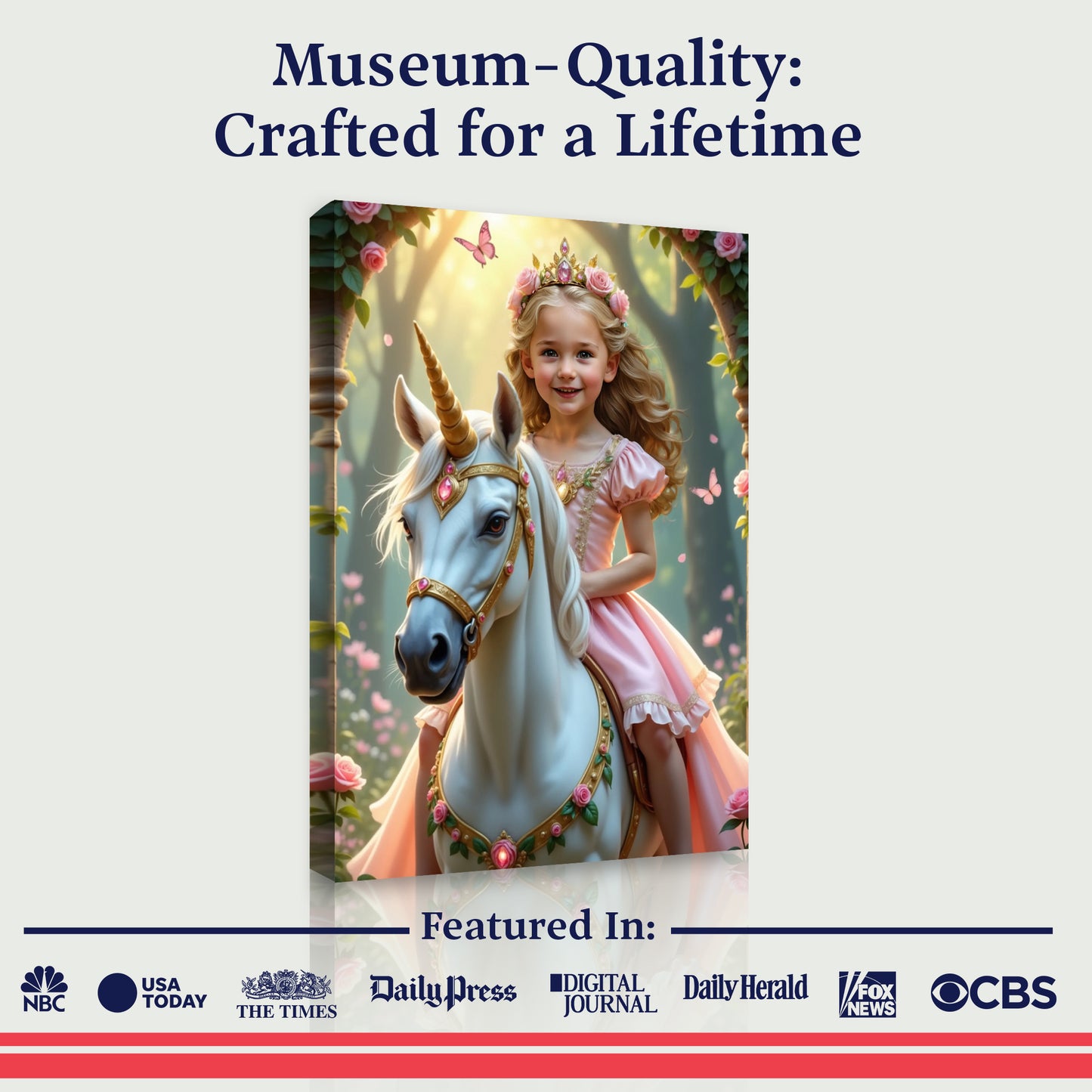 La princesse des jardins magiques et sa licorne