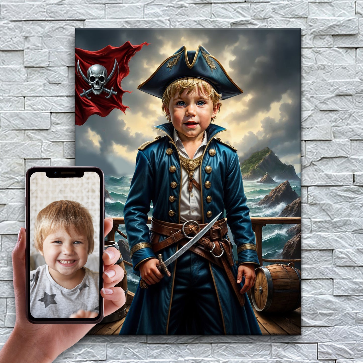 Le capitaine pirate audacieux