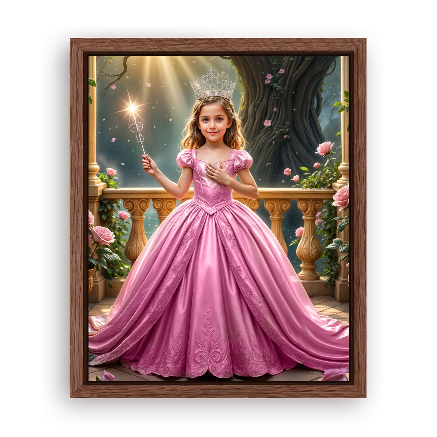 Save 33% When You Add A Frame To Your 16x20 'The Good Witch of Light II' Canvas Now