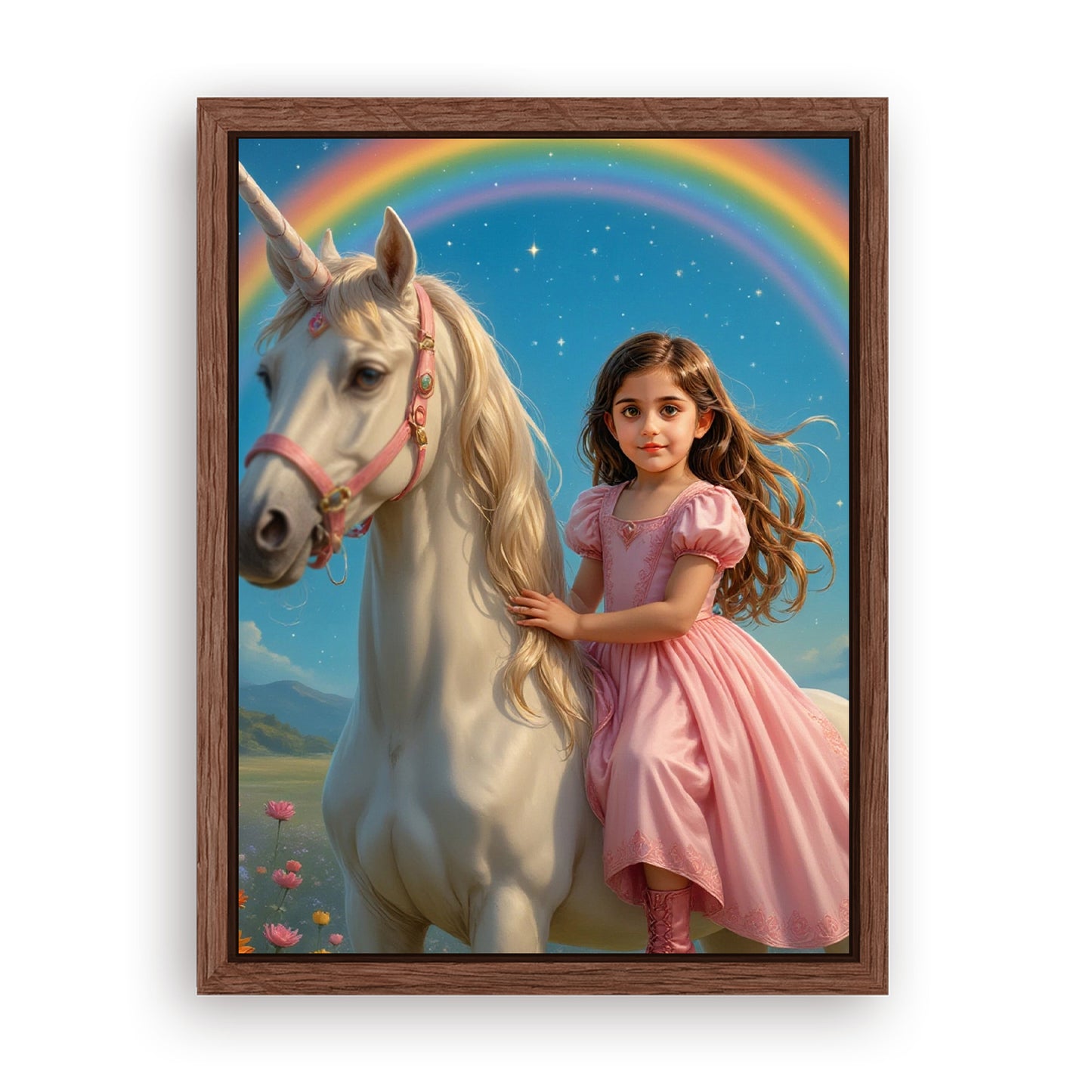 Save 33% When You Add A Frame To Your 12x16 'The Dreamland Fantasy' Canvas Now