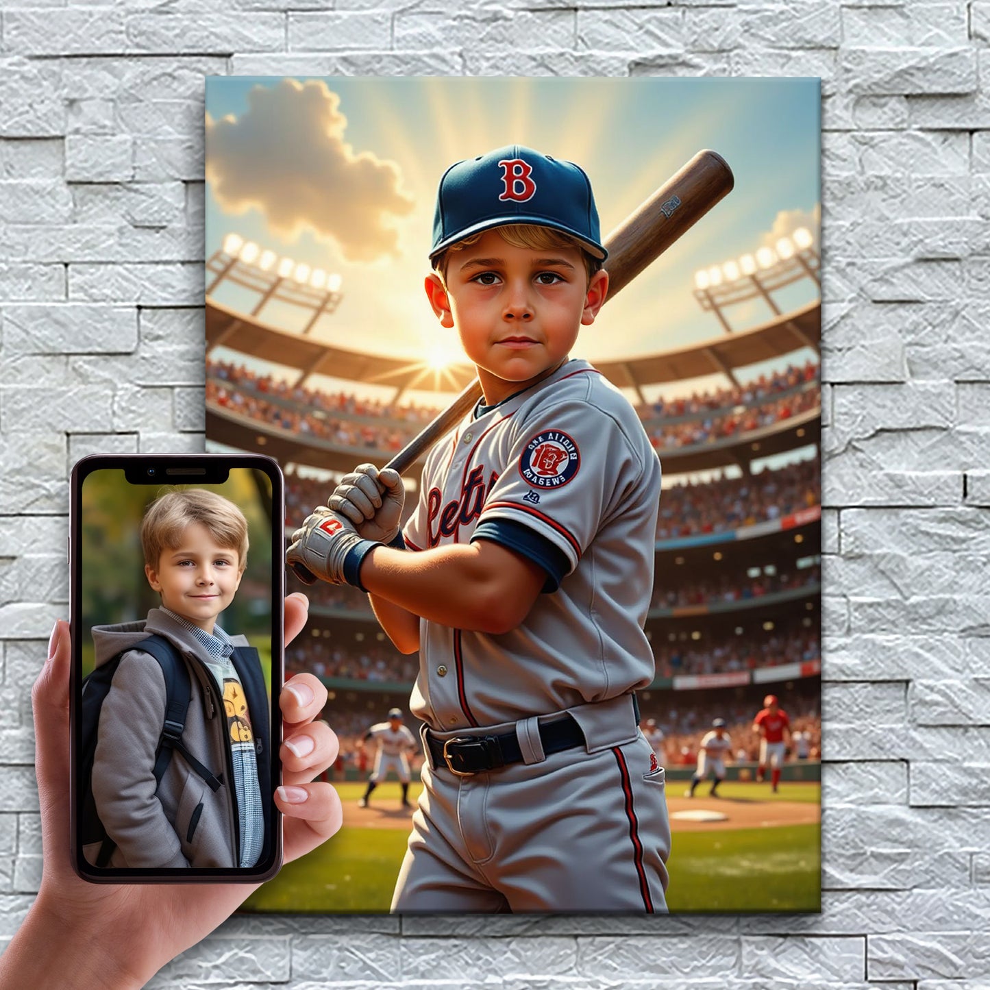 Le batteur de baseball