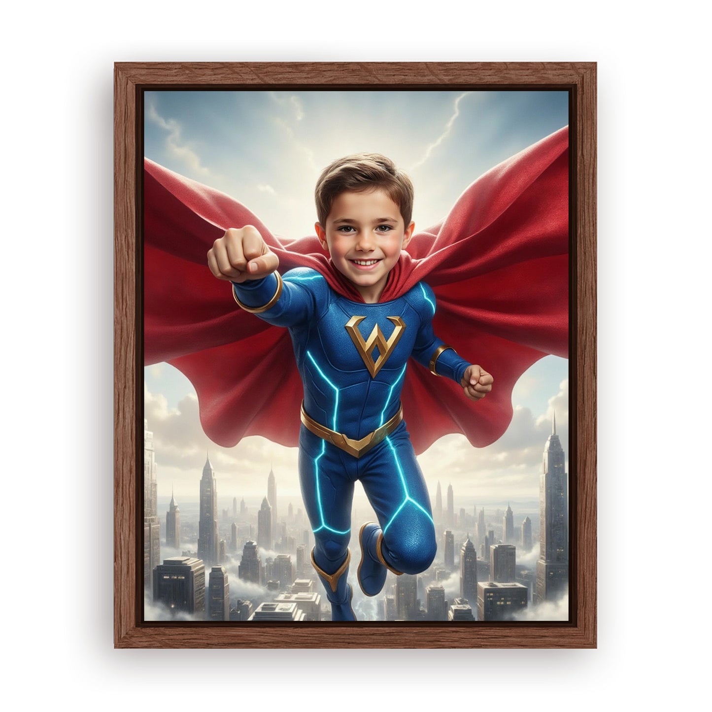 Save 33% When You Add A Frame To Your 16x20 'The Super Sentinel' Canvas Now