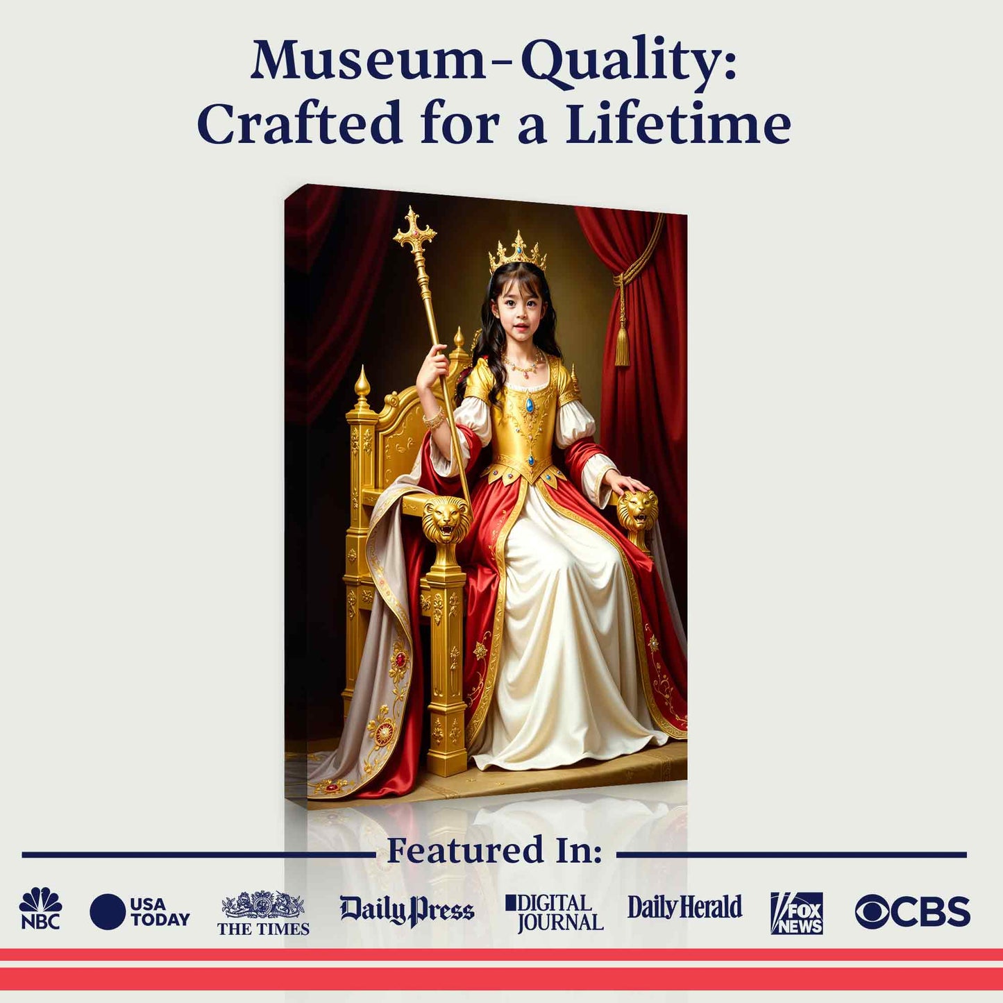 La reine à la robe dorée