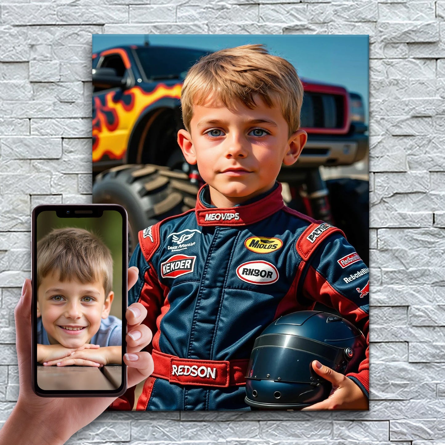 Le pilote de monster truck