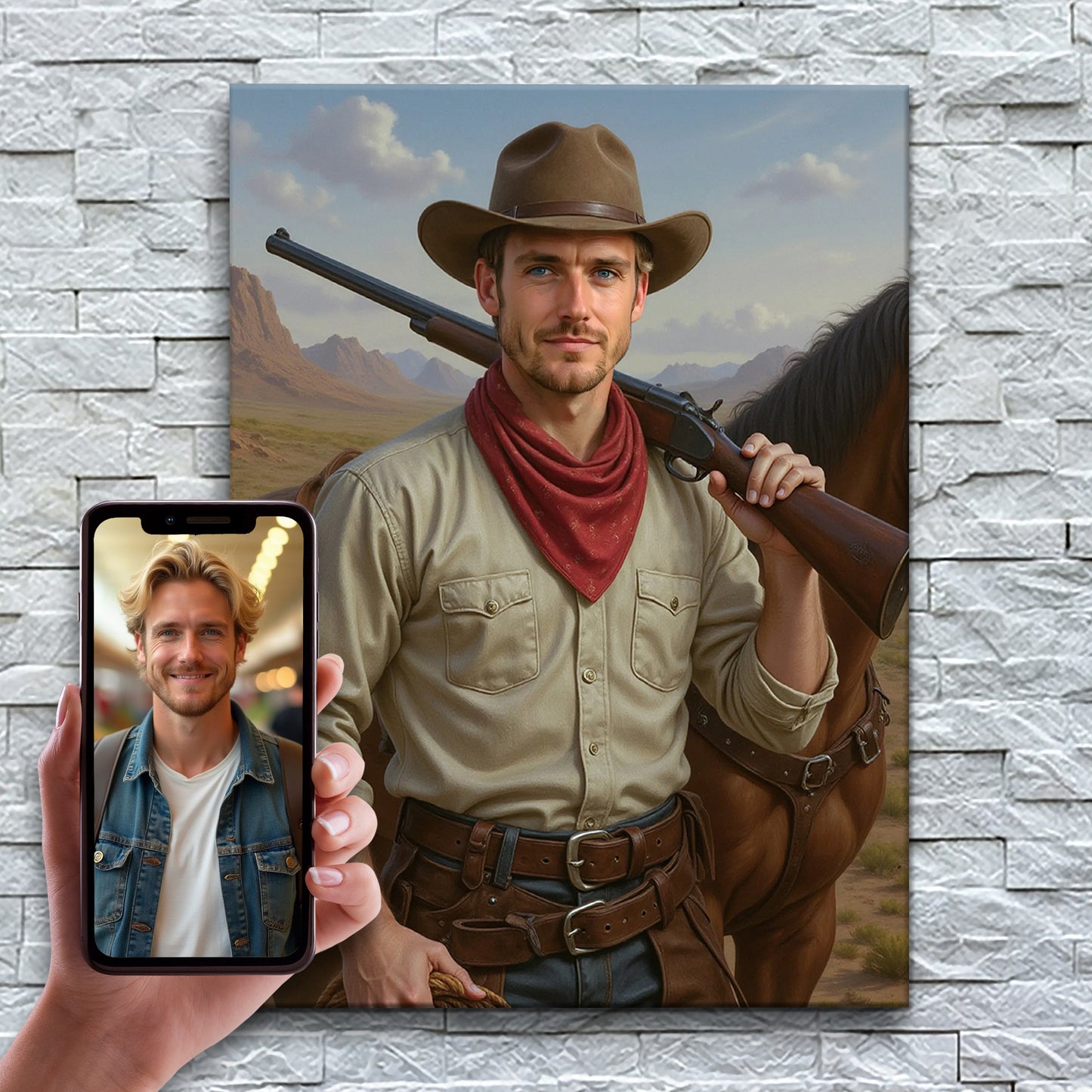 Le cow-boy du Far West
