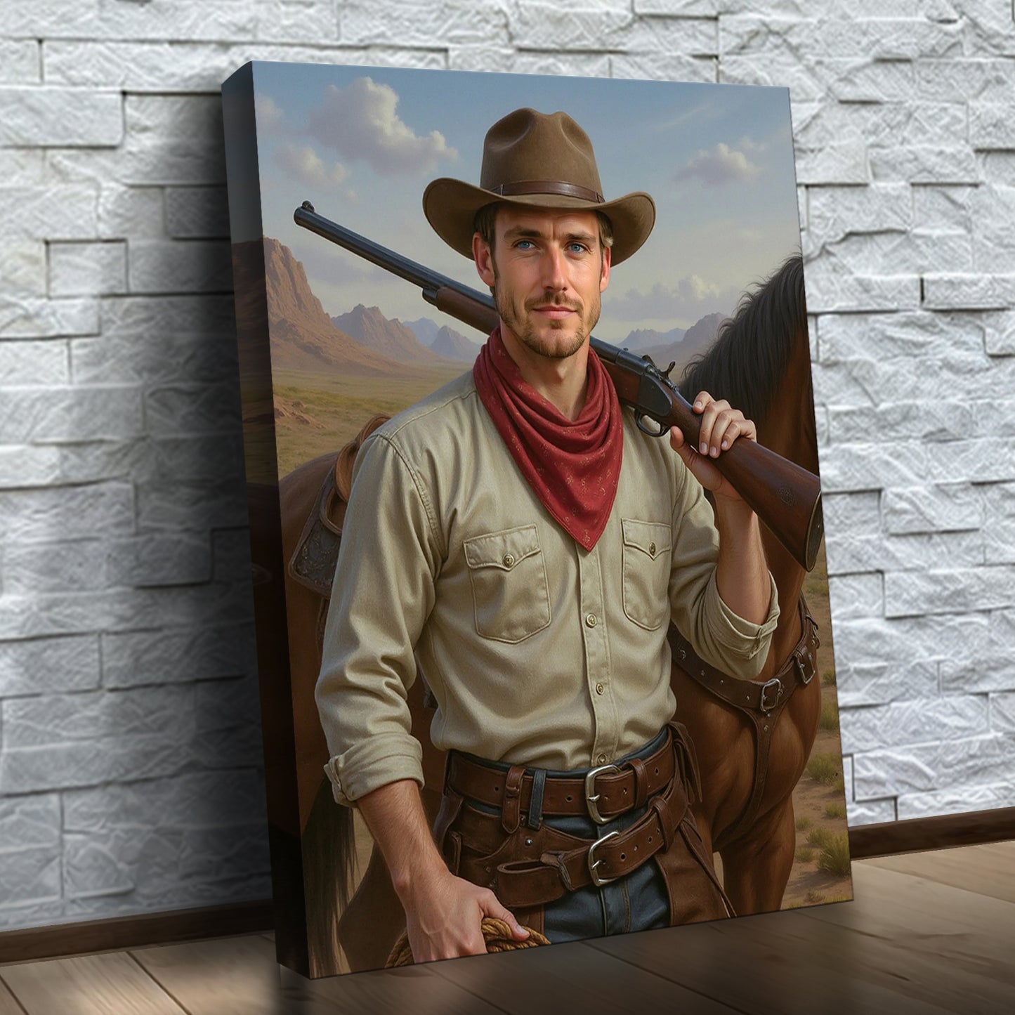 Le cow-boy du Far West