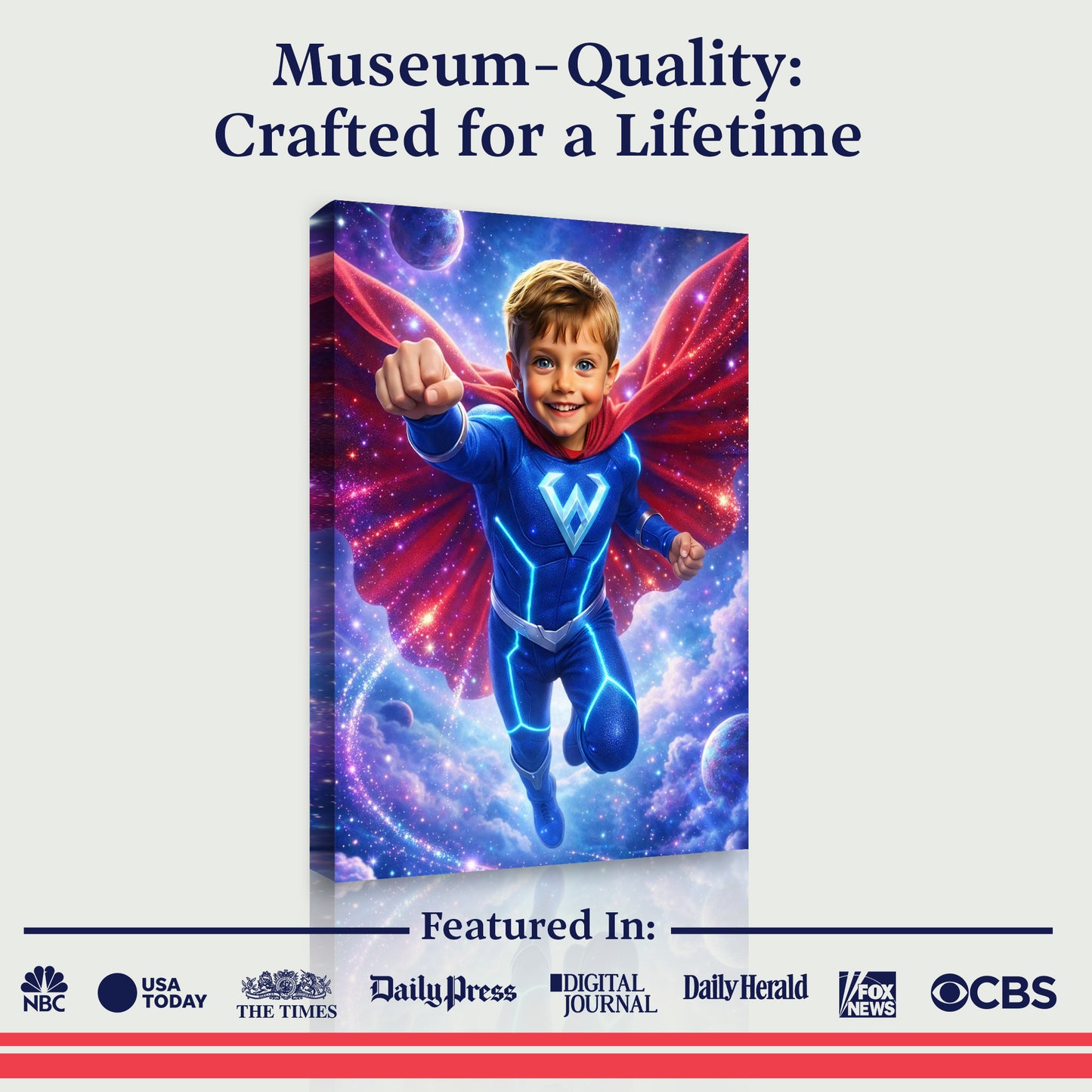 The Cosmic Kid Superhero