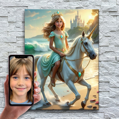 La princesse des rivages et sa licorne