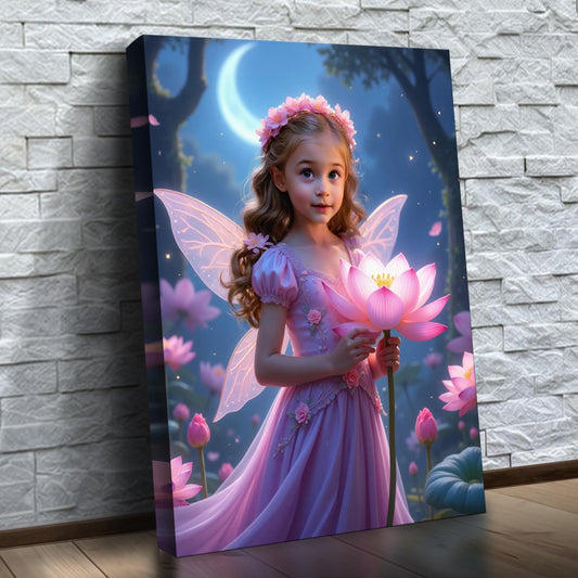 La fée des pétales roses