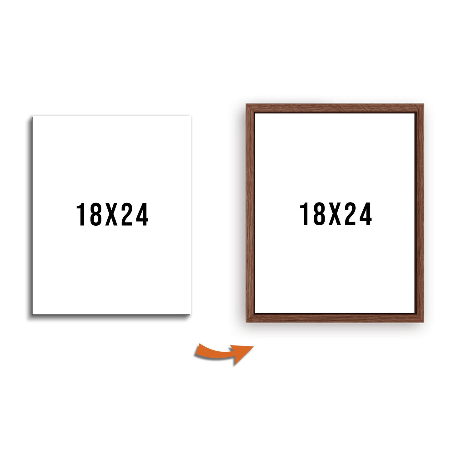 Save 33% When You Add A 18x24 Frame To Your Canvas Now