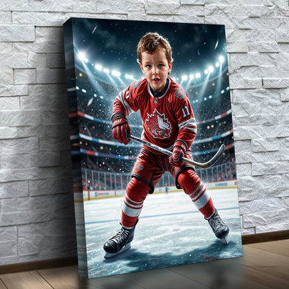 Le champion de hockey