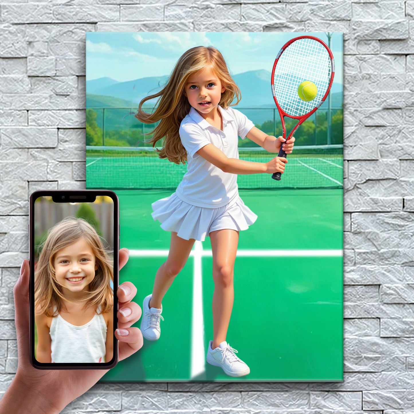 La championne de tennis