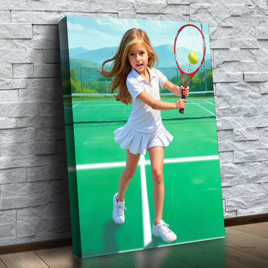 La championne de tennis