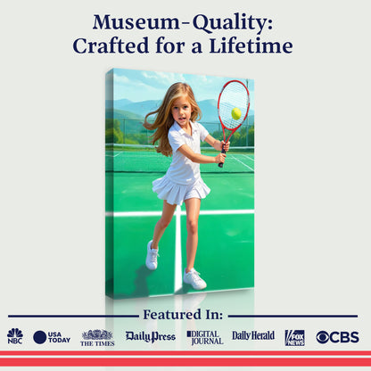 La championne de tennis