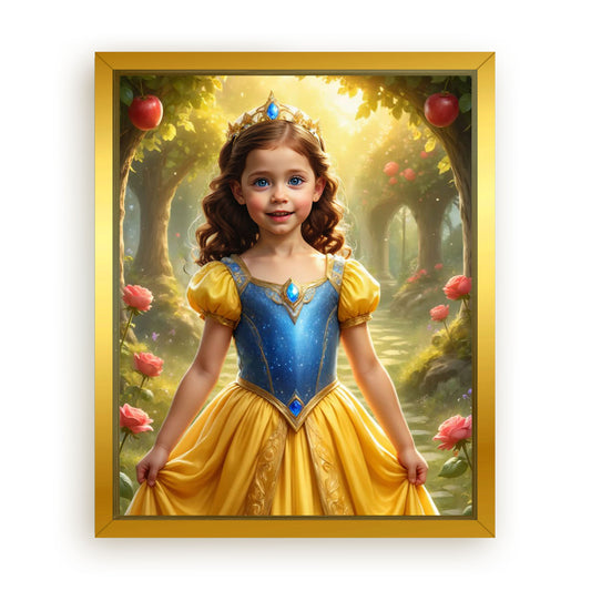 Make Your 12x16 Inches 'The Snow-White Apple Orchard' Canvas Even More Special, Add a Beautiful Premium Frame & Make It Truly Gift-Ready!