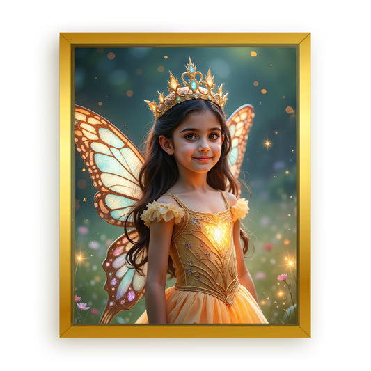 Make Your 10x08 Inches 'The Fairy Queen' Canvas Even More Special, Add a Beautiful Premium Frame & Make It Truly Gift-Ready!