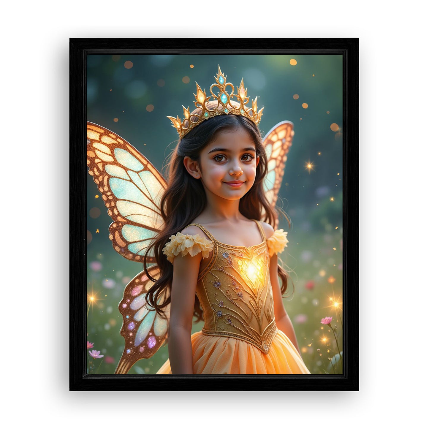 Make Your 10x08 Inches 'The Fairy Queen' Canvas Even More Special, Add a Beautiful Premium Frame & Make It Truly Gift-Ready!