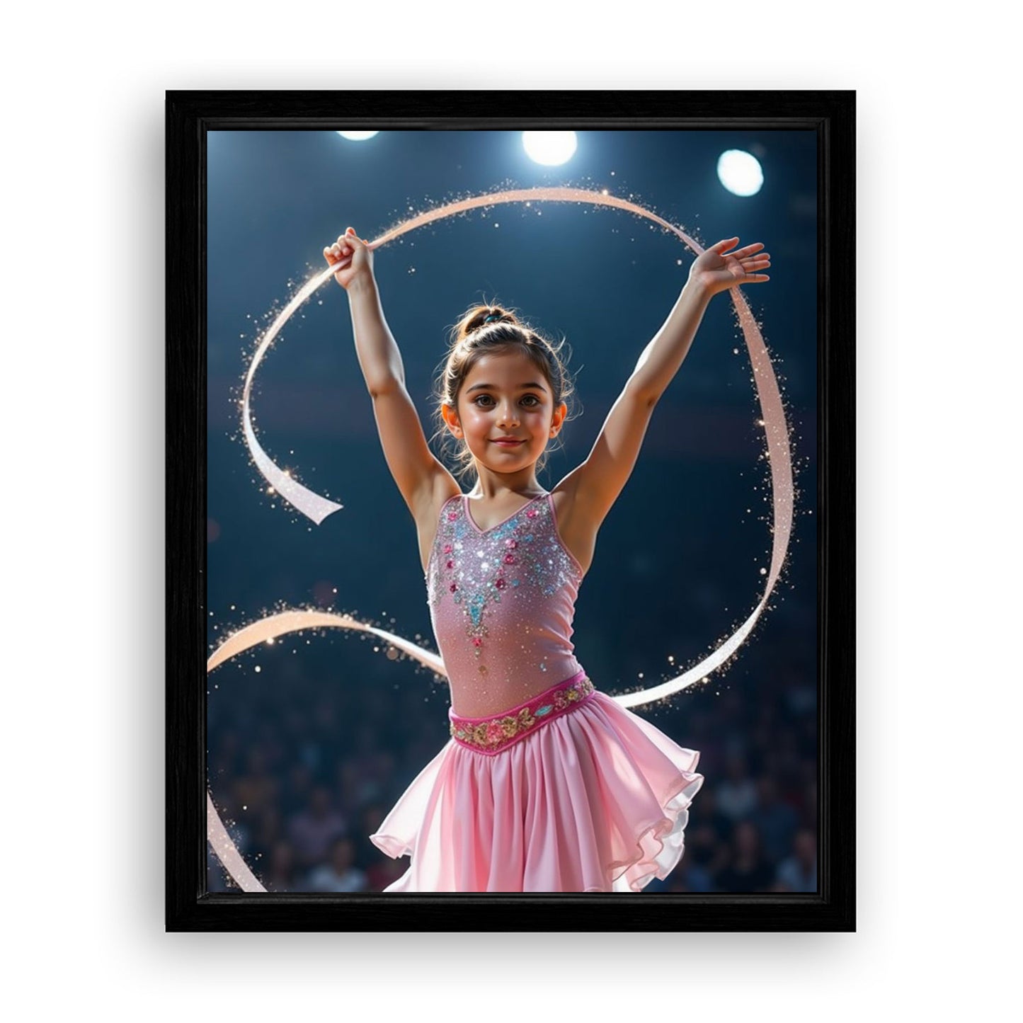 Save 33% When You Add A Frame To Your 16x20 'The Gymnast' Canvas Now