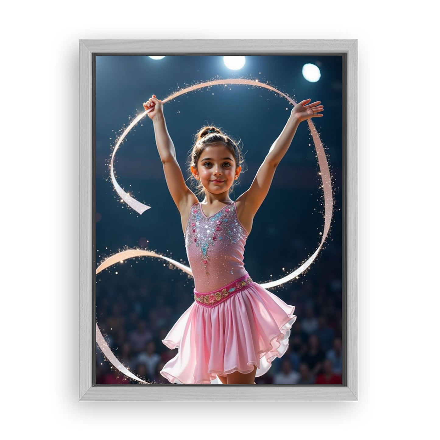 Save 33% When You Add A Frame To Your 12x16 'The Gymnast' Canvas Now