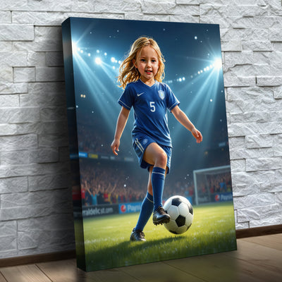 Der Fußballstürmer