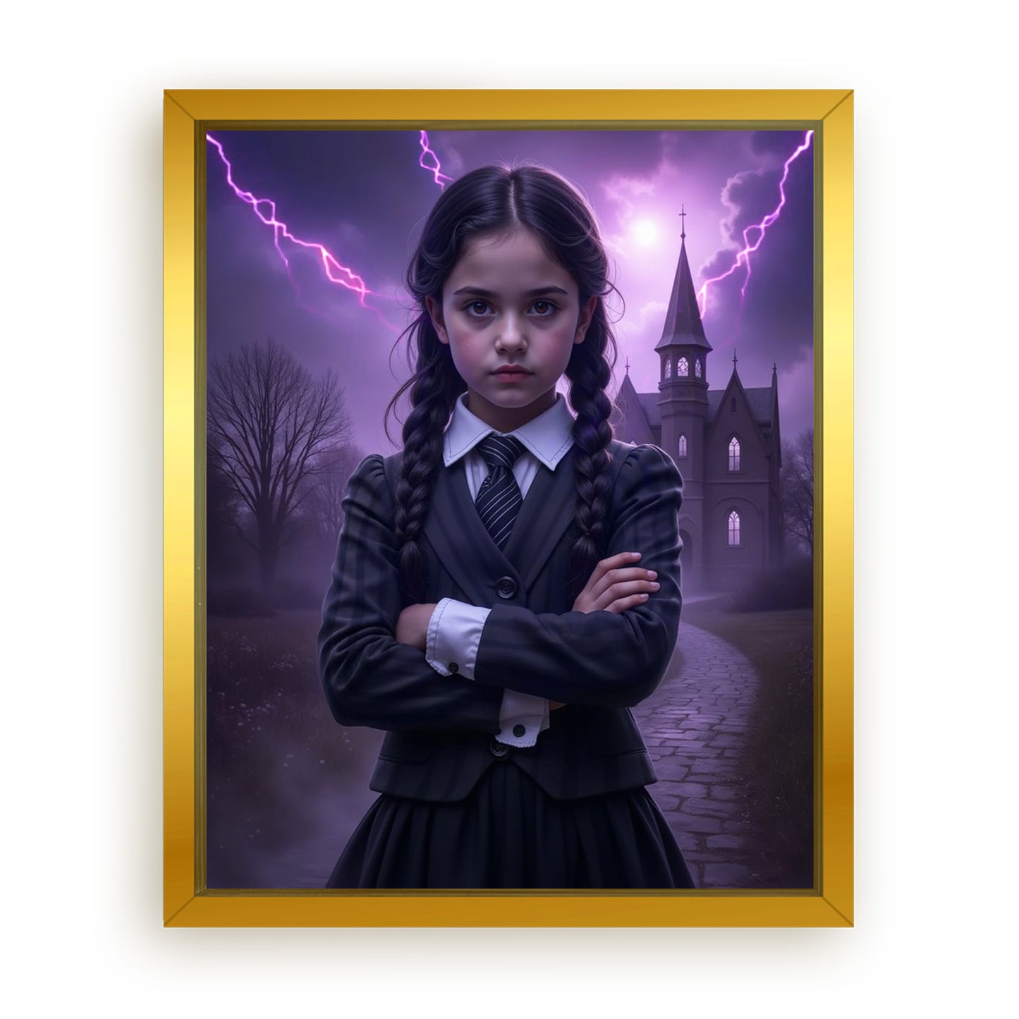 Save 33% When You Add A Frame To Your 16x20 'The Storm Cloud Princess' Canvas Now
