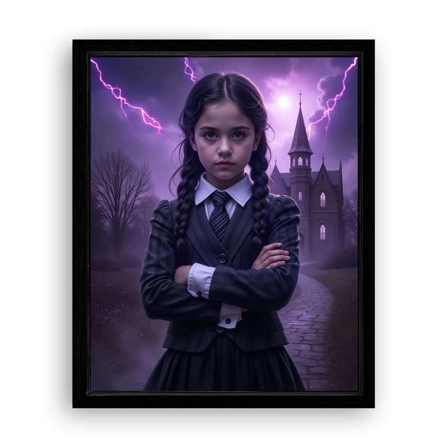 Save 33% When You Add A Frame To Your 16x20 'The Storm Cloud Princess' Canvas Now