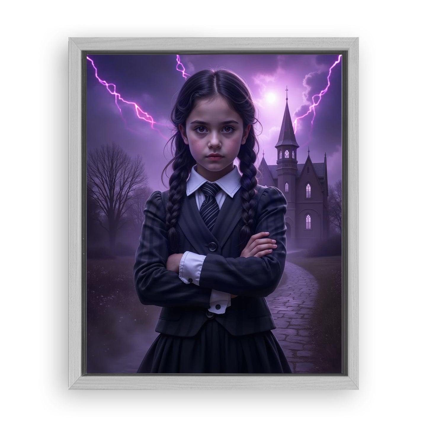 Save 33% When You Add A Frame To Your 16x20 'The Storm Cloud Princess' Canvas Now