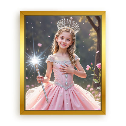 Make Your 10x08 Inches 'The Good Witch of Light' Canvas Even More Special, Add a Beautiful Premium Frame & Make It Truly Gift-Ready!