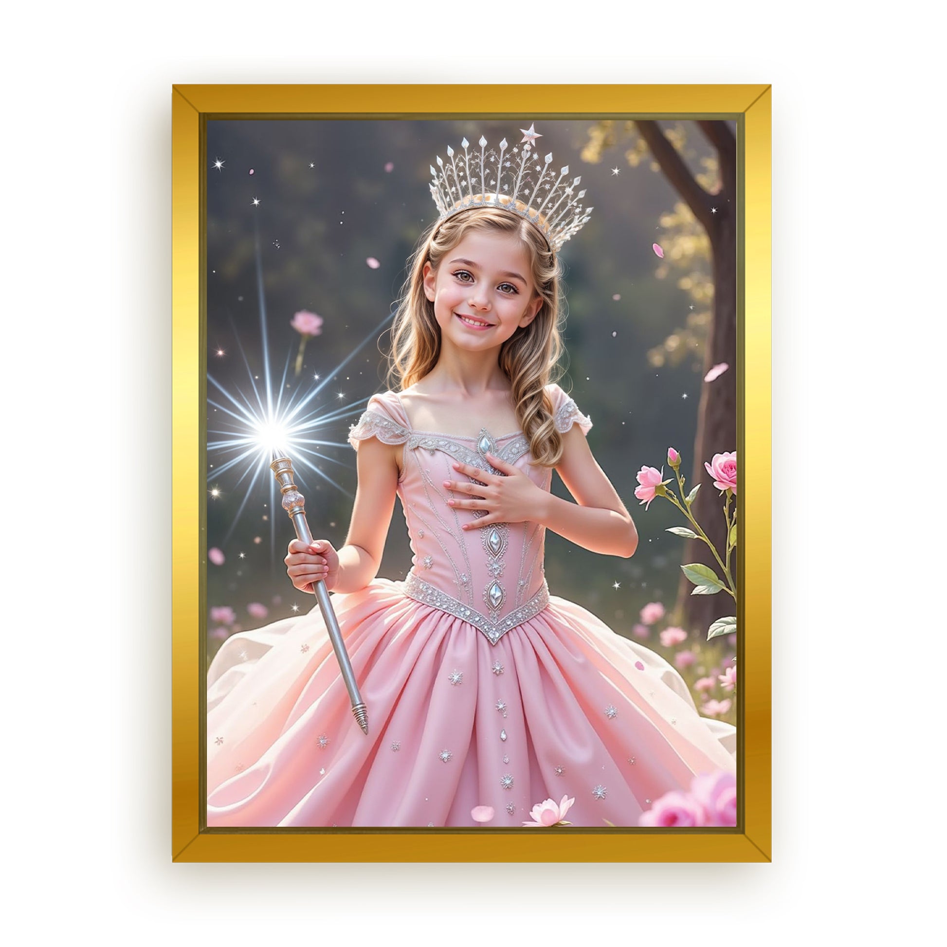 Make Your 18x24 Inches 'The Good Witch of Light' Canvas Even More Special, Add a Beautiful Premium Frame & Make It Truly Gift-Ready!