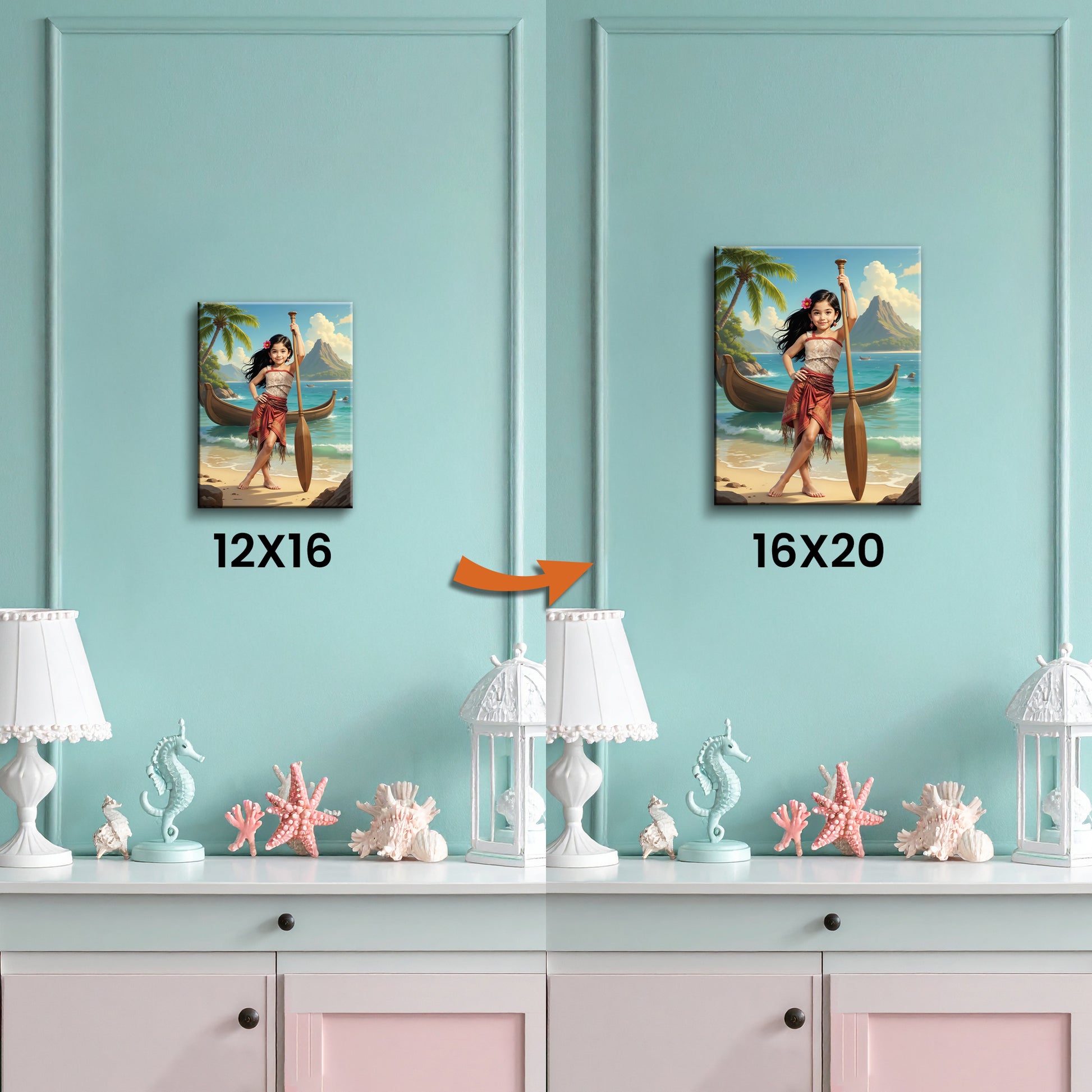 To kids, bigger feels more real and more magical.