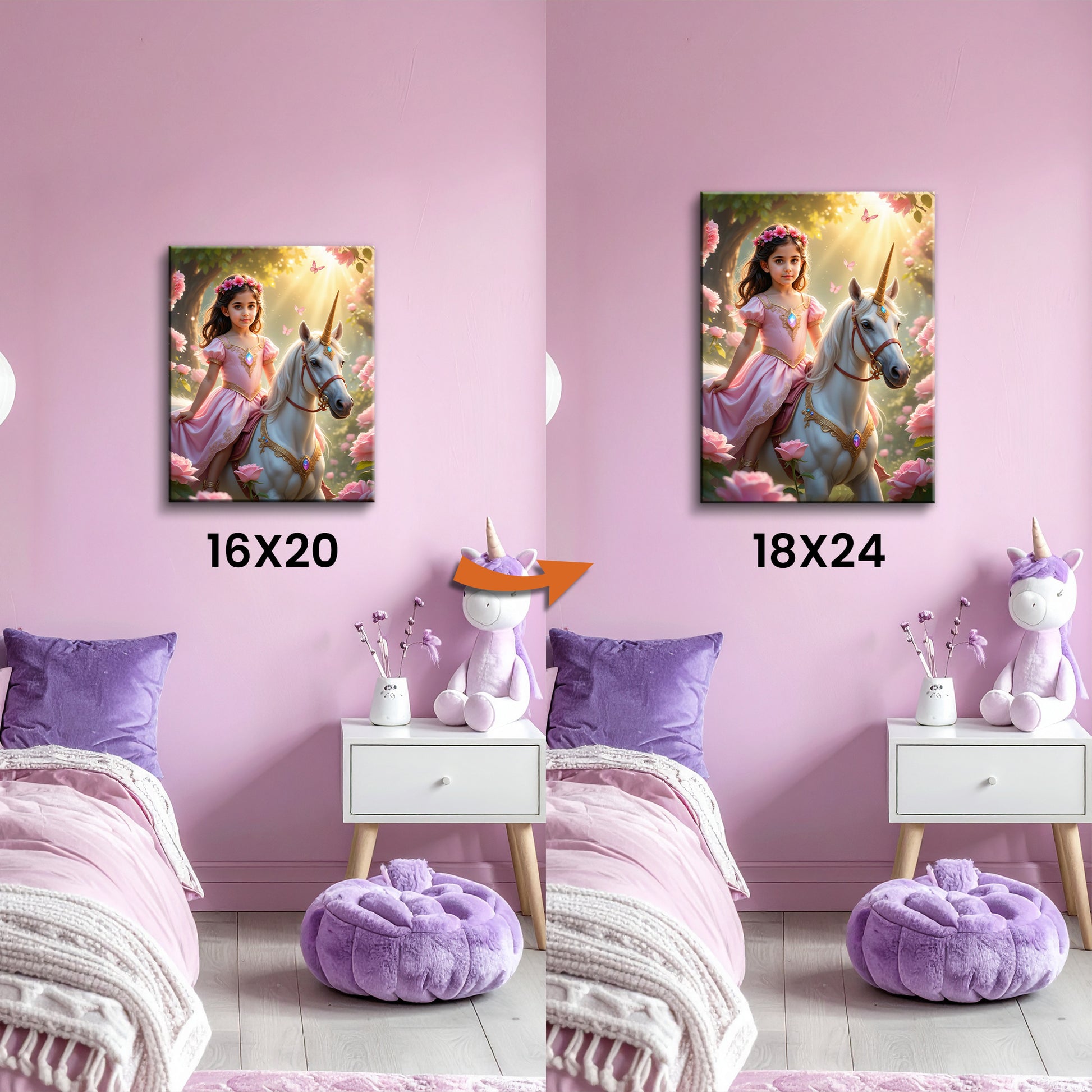 Passez de la toile 40×50 cm à une toile 45×60 cm