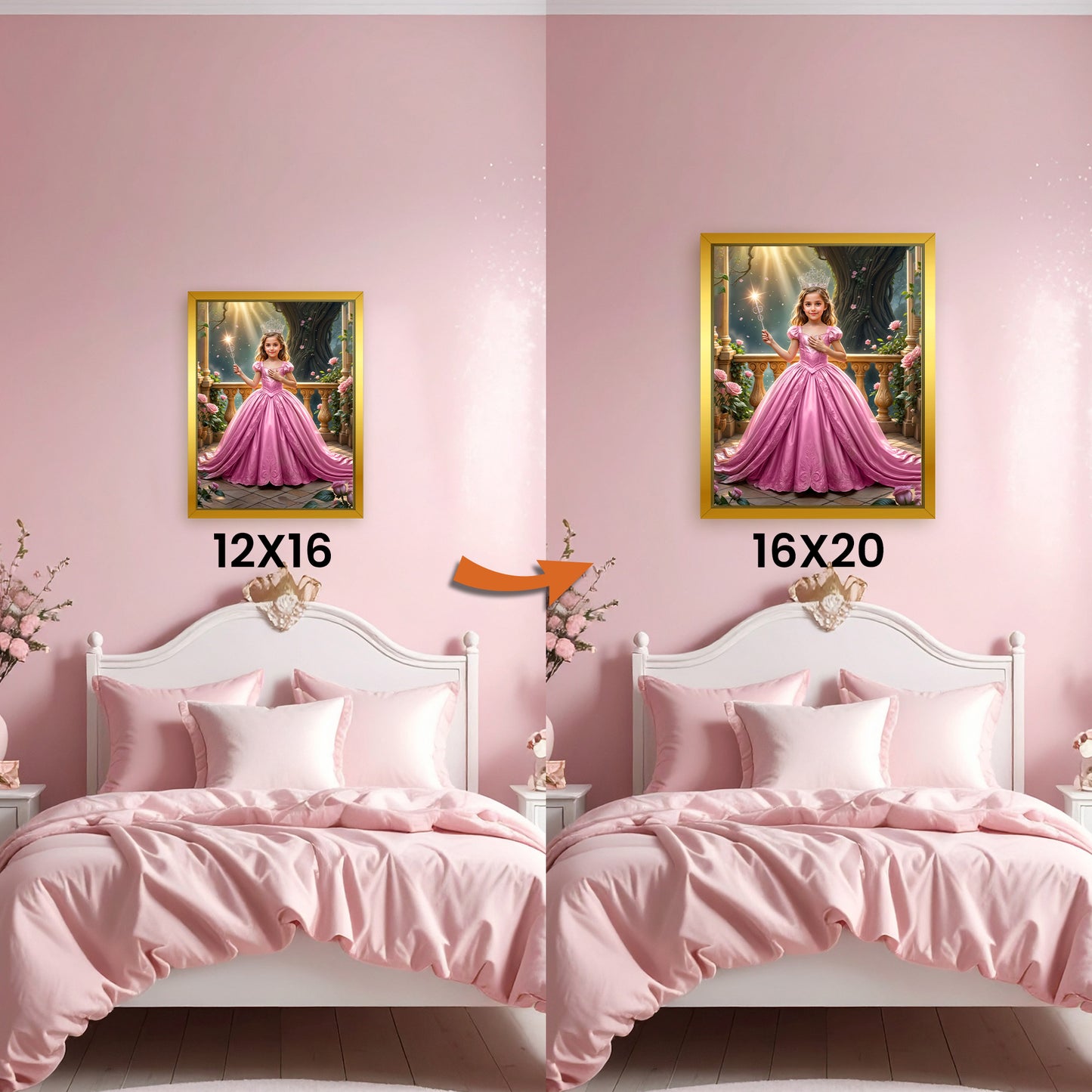 Passa Dalla Tua Tela 30x40 Centimetri Al Formato 40x50 Centimetri