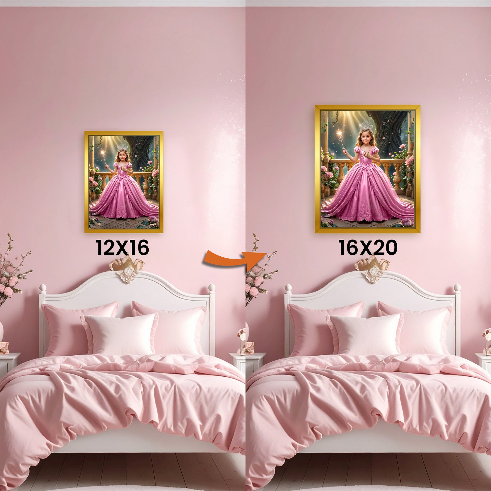 Passa Dalla Tua Tela 30x40 Centimetri Al Formato 40x50 Centimetri