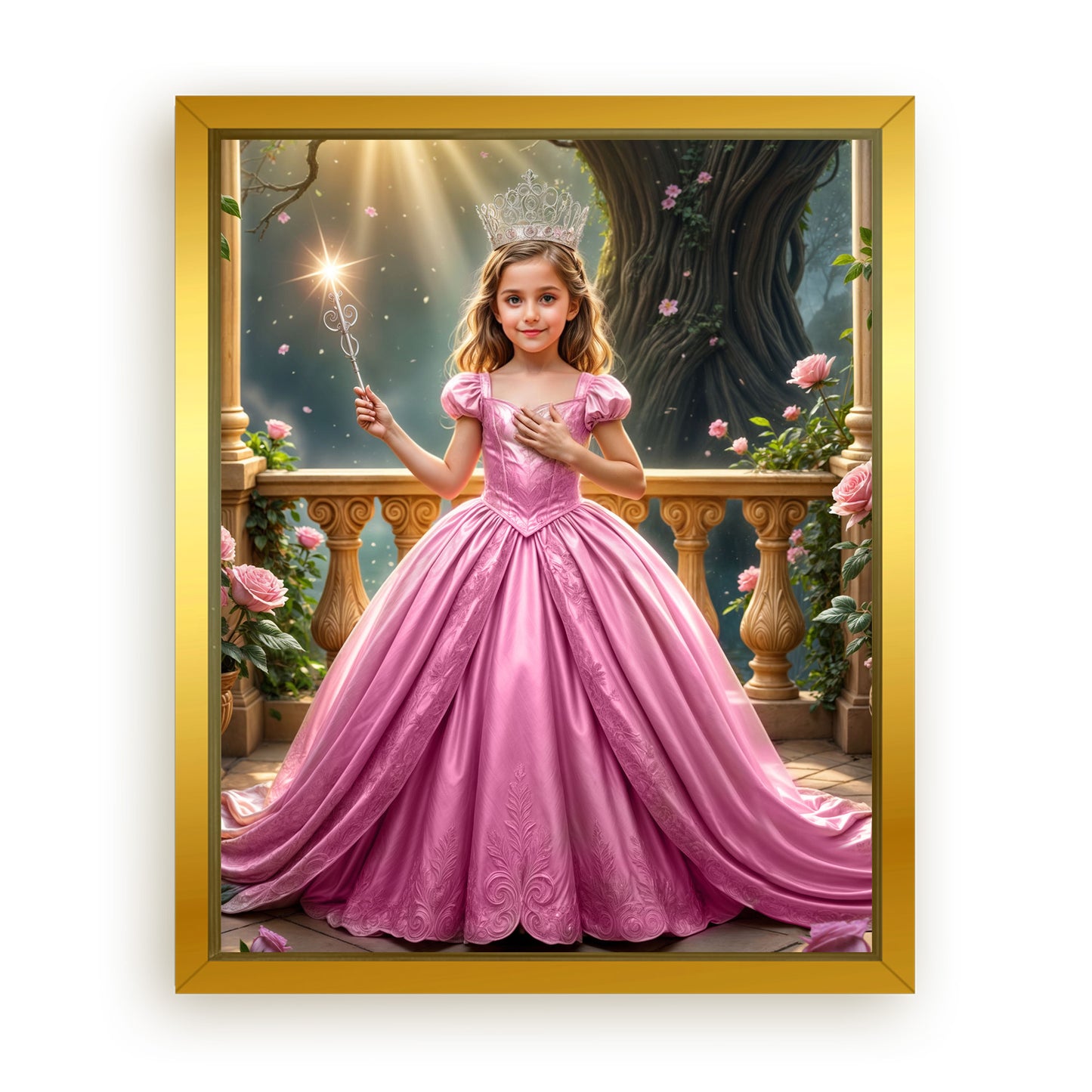 Save 33% When You Add A Frame To Your 16x20 'The Good Witch of Light II' Canvas Now