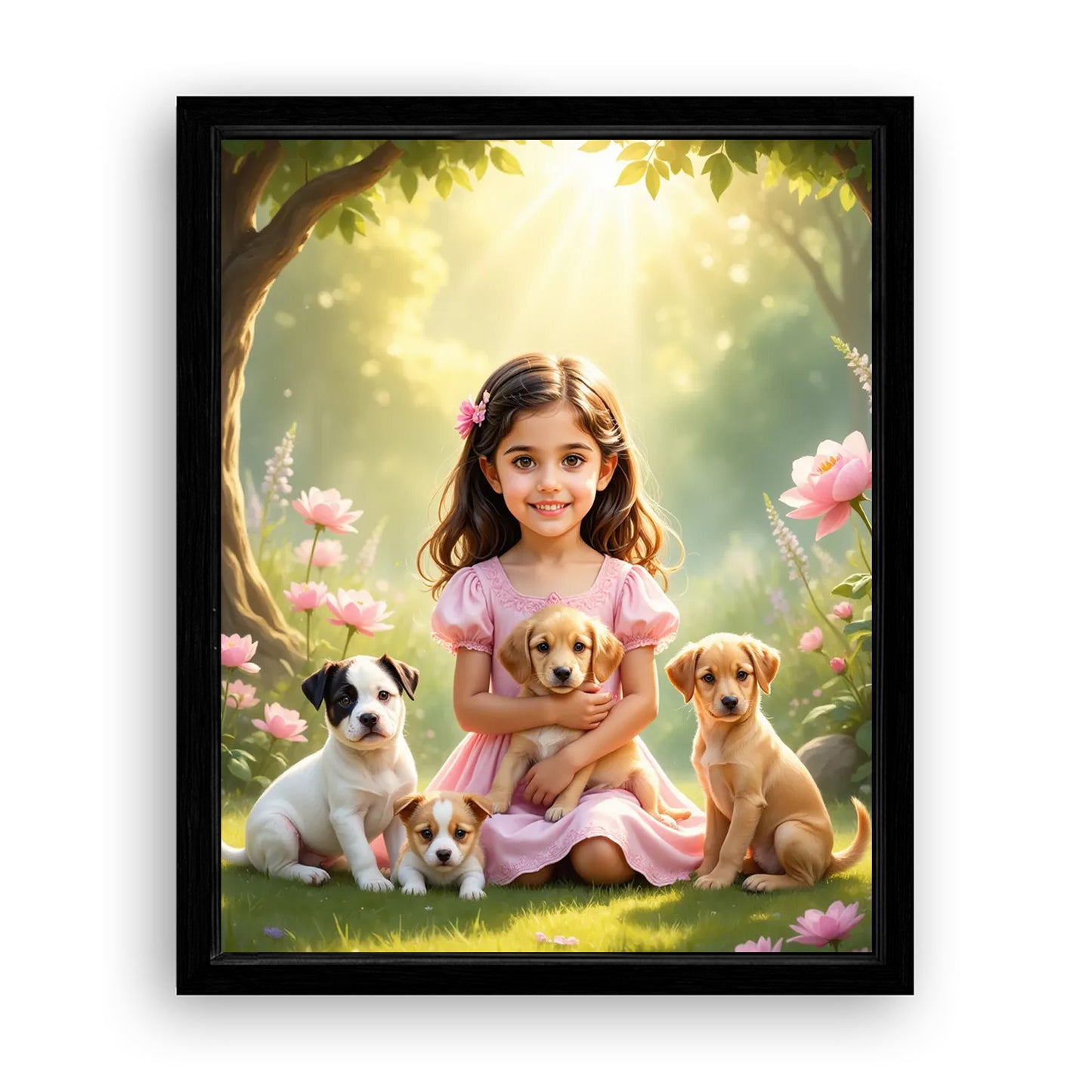 Save 33% When You Add A Frame To Your 10x08 'The Best Buds Canvas Now