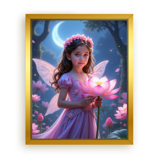 Save 33% When You Add A Frame To Your 16x20 'The Fairy Bloom' Canvas Now