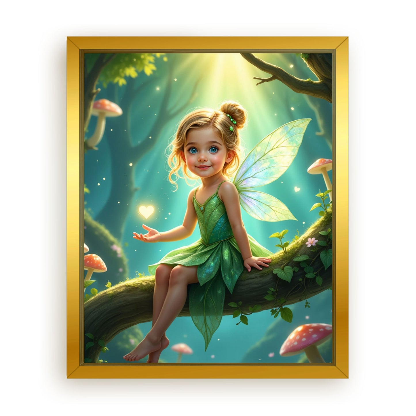 Save 33% When You Add A Frame To Your 16x20 'The Forest Charm' Canvas Now