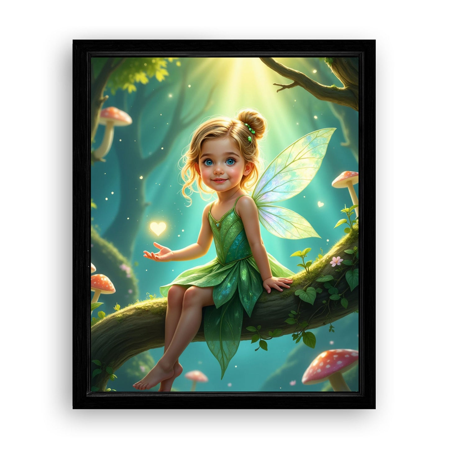 Save 33% When You Add A Frame To Your 16x20 'The Forest Charm' Canvas Now