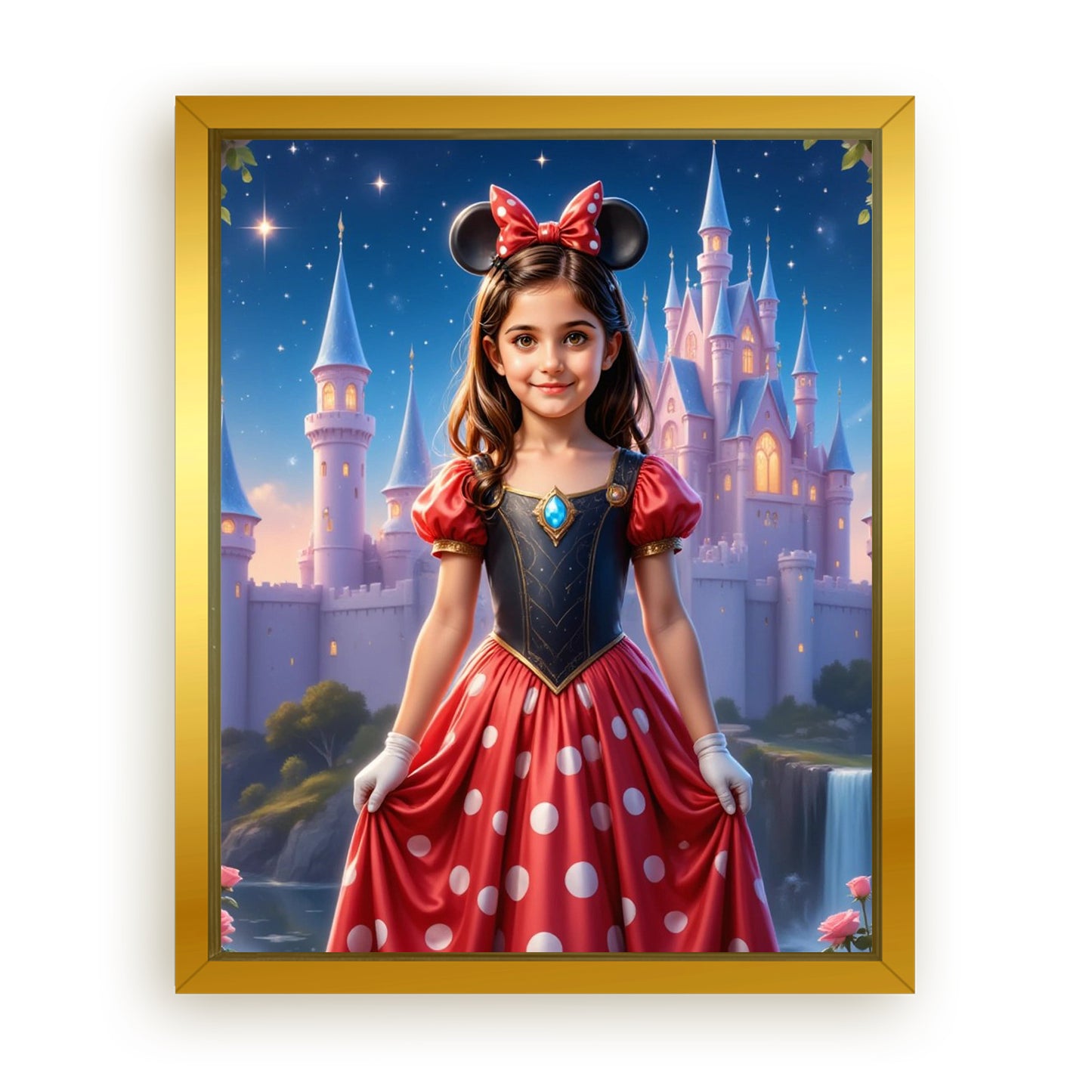 Make Your 10x08 Inches 'The Minnie Dreams' Canvas Even More Special, Add a Beautiful Premium Frame & Make It Truly Gift-Ready!