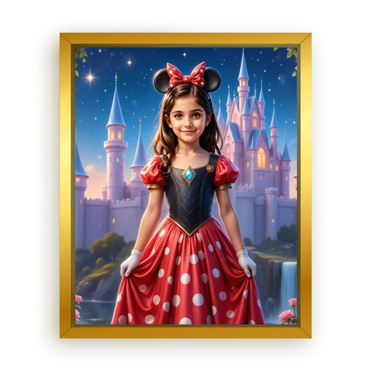 Make Your 16x20 Inches 'The Minnie Dreams' Canvas Even More Special, Add a Beautiful Premium Frame & Make It Truly Gift-Ready!