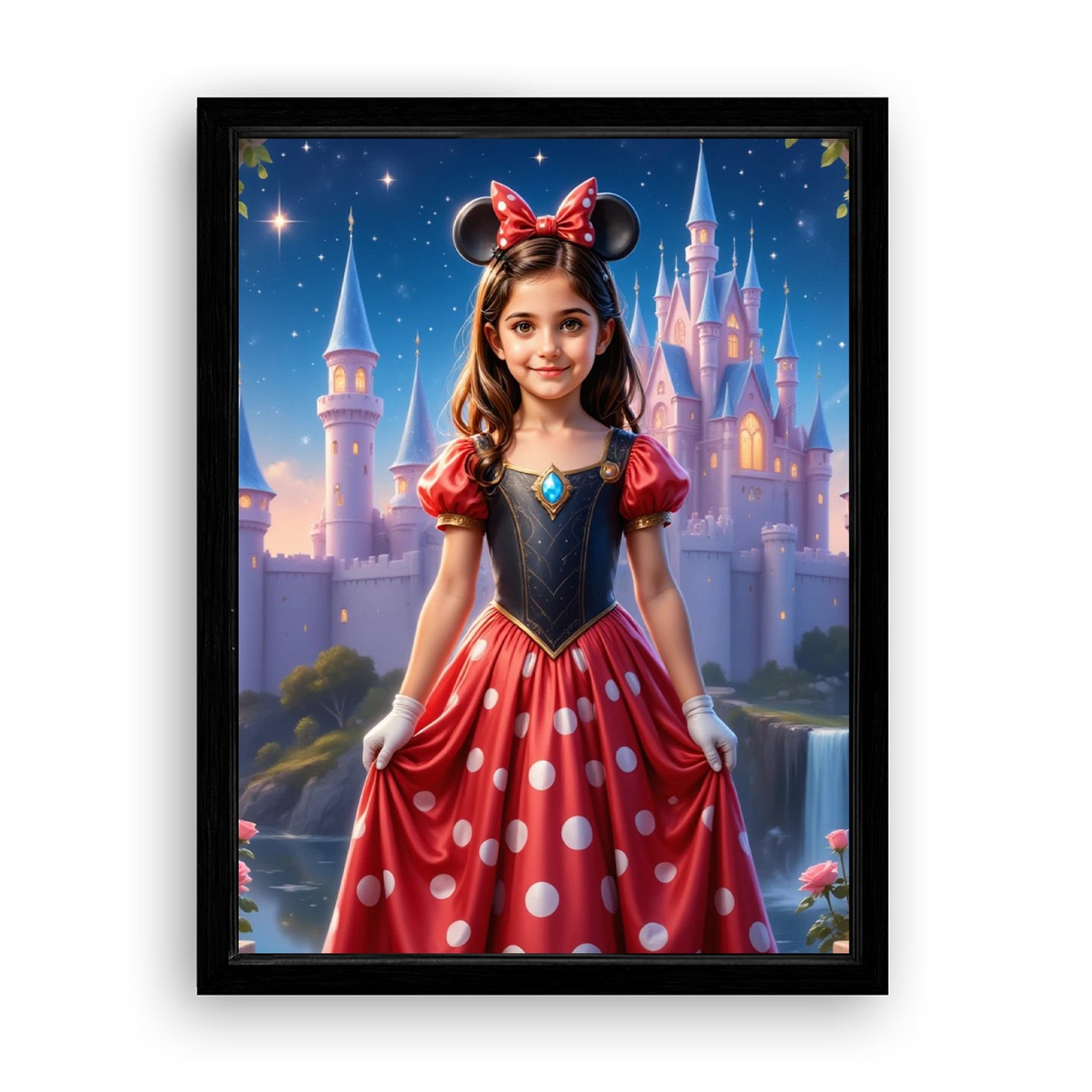 Make Your 12x16 Inches 'The Minnie Dreams' Canvas Even More Special, Add a Beautiful Premium Frame & Make It Truly Gift-Ready!