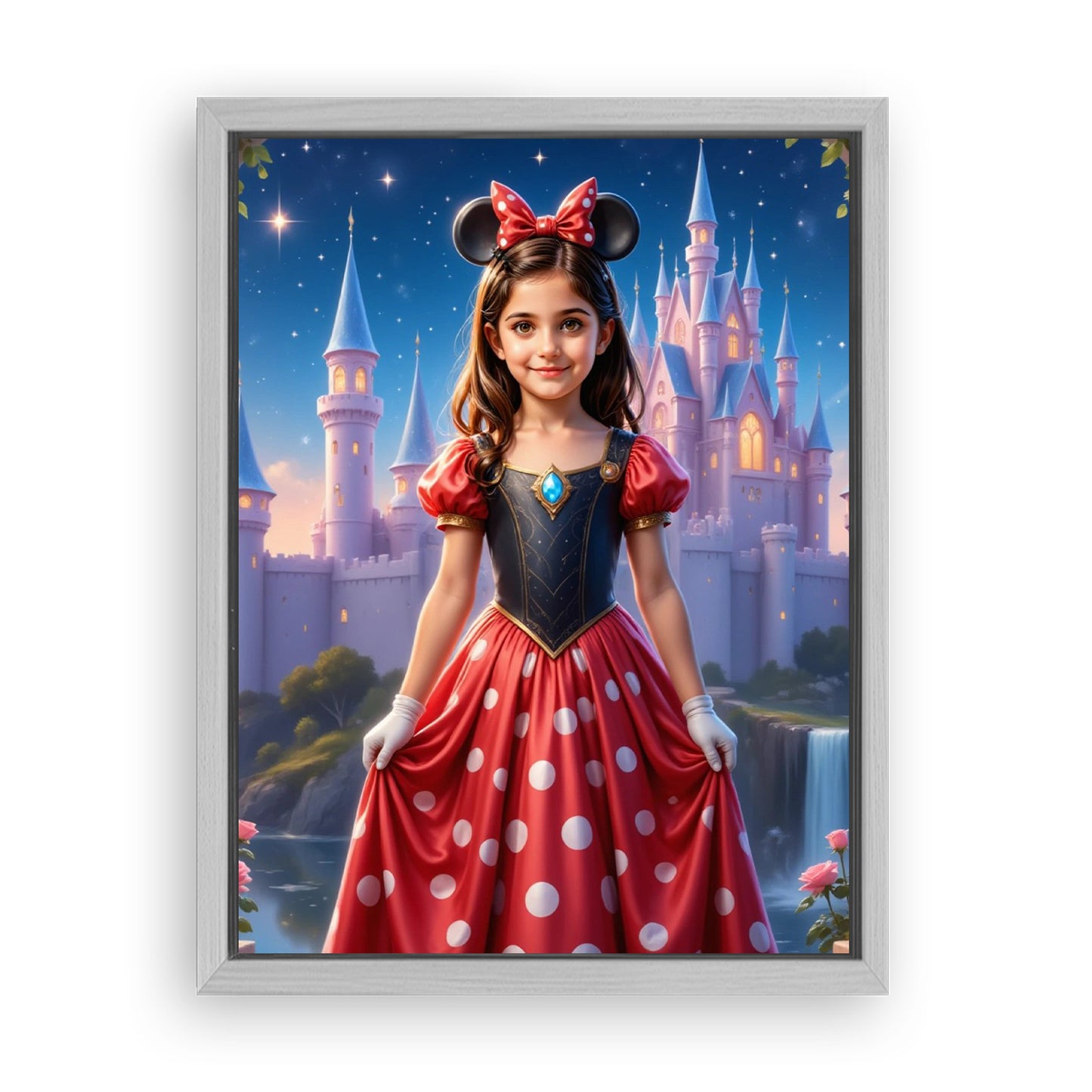Make Your 12x16 Inches 'The Minnie Dreams' Canvas Even More Special, Add a Beautiful Premium Frame & Make It Truly Gift-Ready!