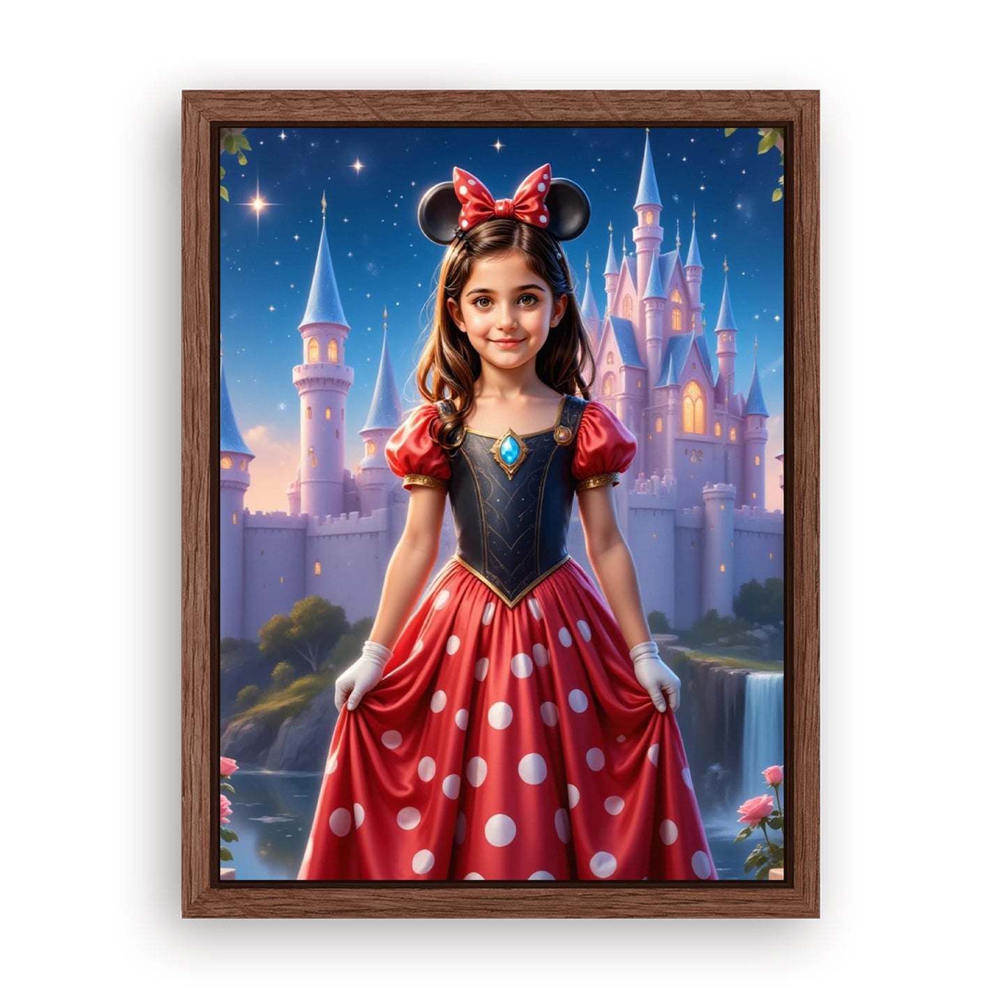 Make Your 18x24 Inches 'The Minnie Dreams' Canvas Even More Special, Add a Beautiful Premium Frame & Make It Truly Gift-Ready!