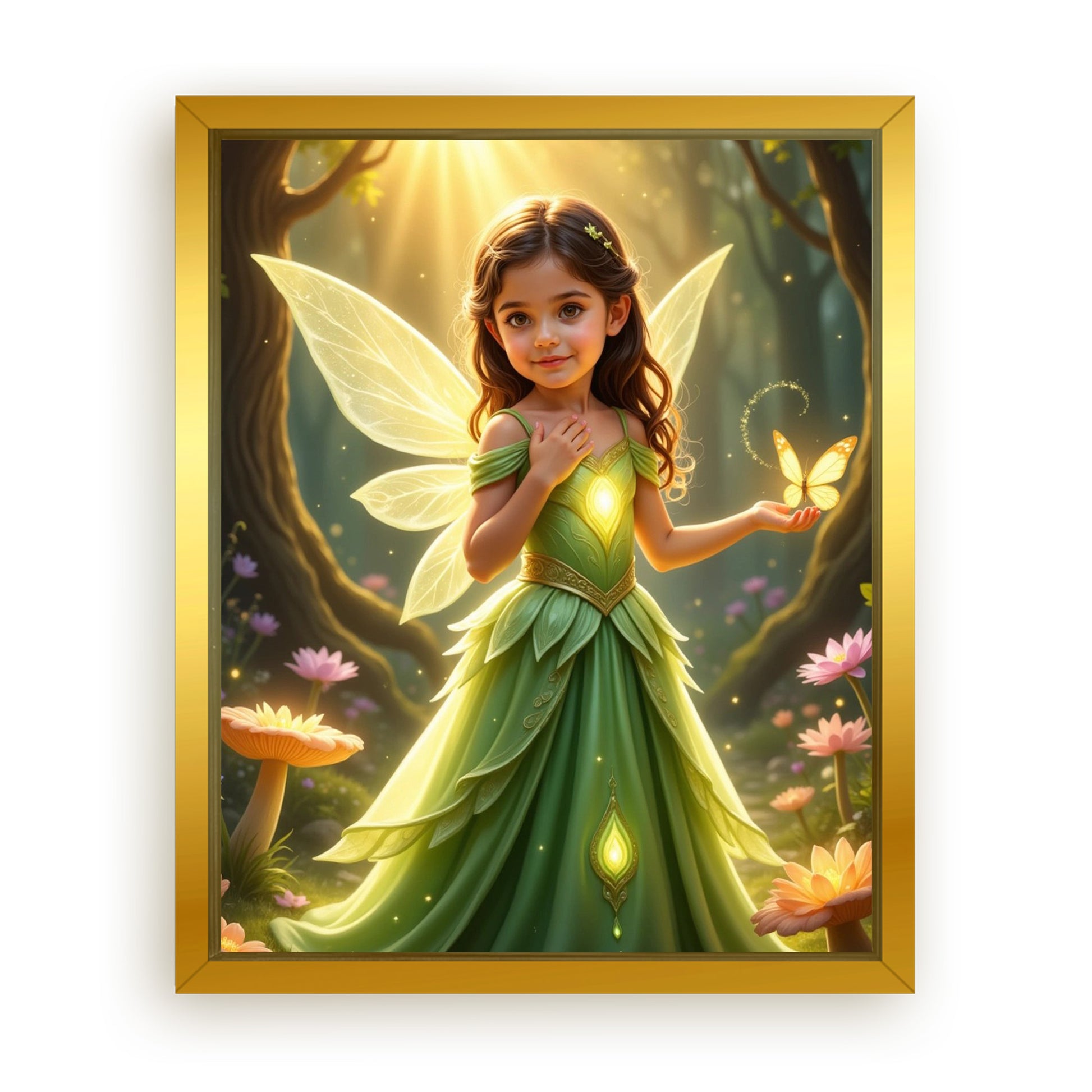 Save 33% When You Add A Frame To Your 10x08 'The Tinker Glow' Canvas Now