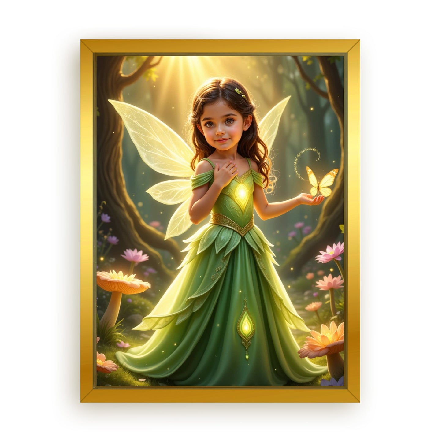 Save 33% When You Add A Frame To Your 18x24 'The Tinker Glow' Canvas Now