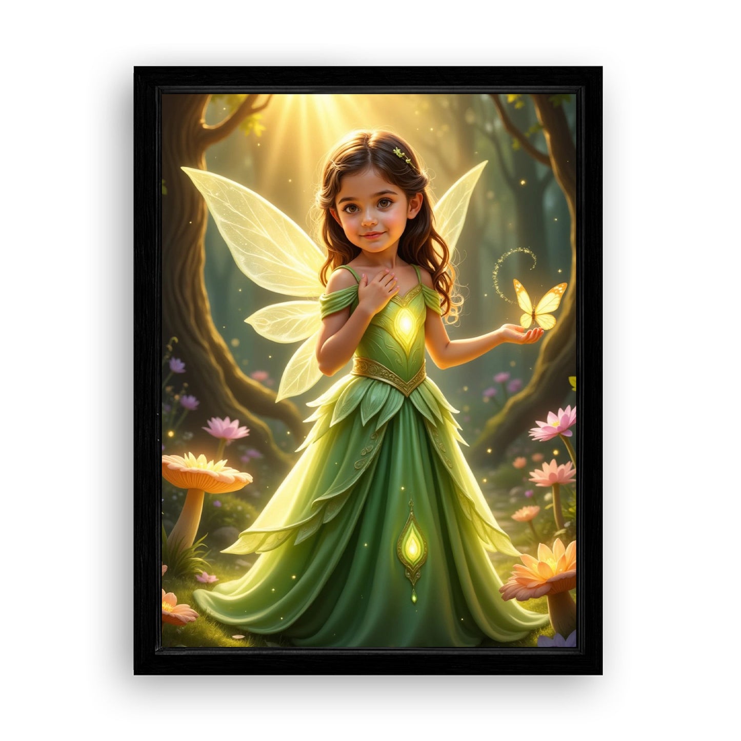 Save 33% When You Add A Frame To Your 18x24 'The Tinker Glow' Canvas Now