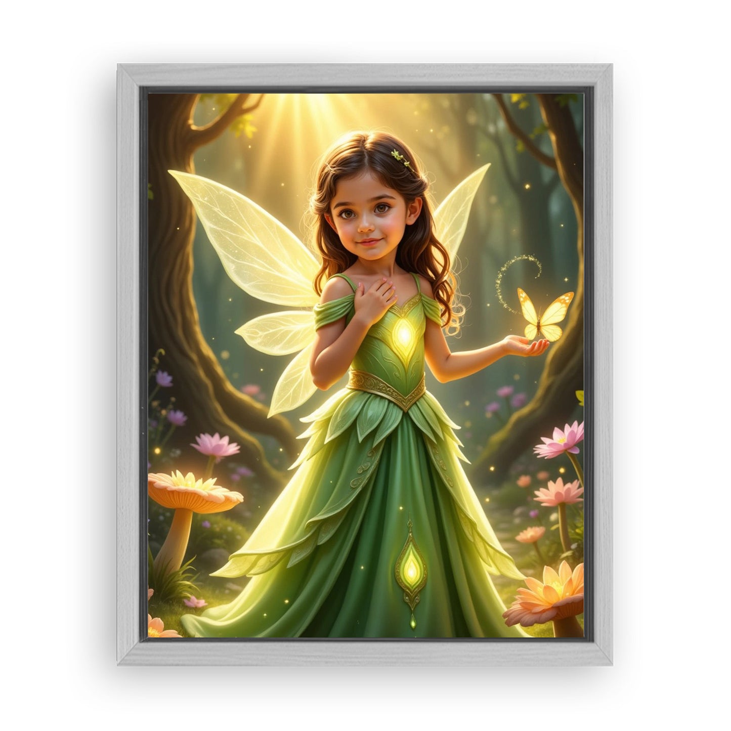 Save 33% When You Add A Frame To Your 16x20 'The Tinker Glow' Canvas Now