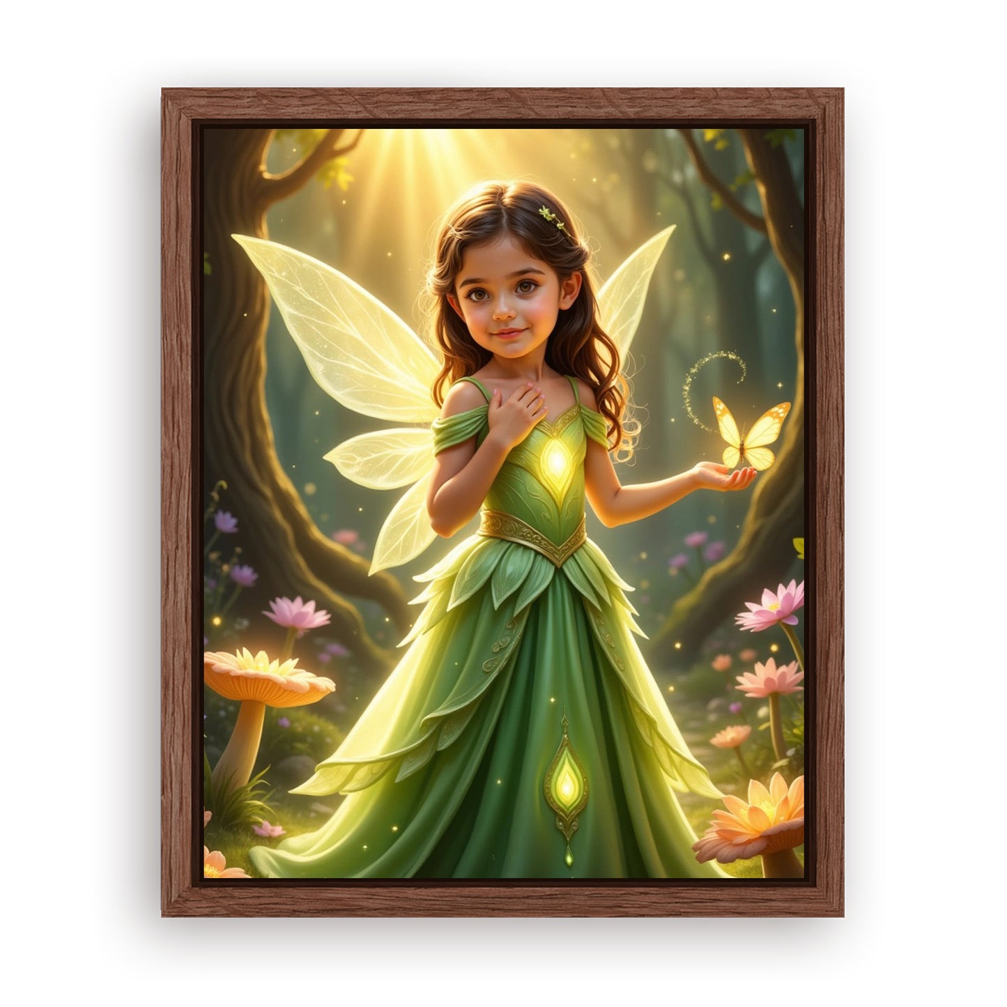 Save 33% When You Add A Frame To Your 10x08 'The Tinker Glow' Canvas Now