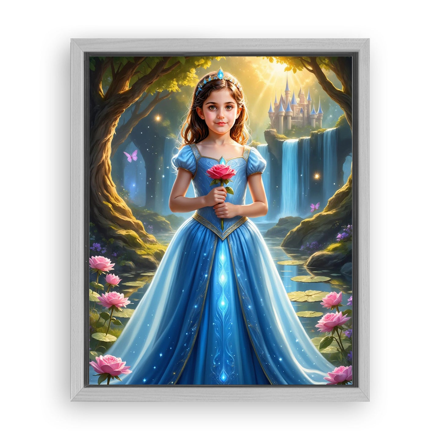 Save 33% When You Add A Frame To Your 10x08 'The Magic Blossom' Canvas Now