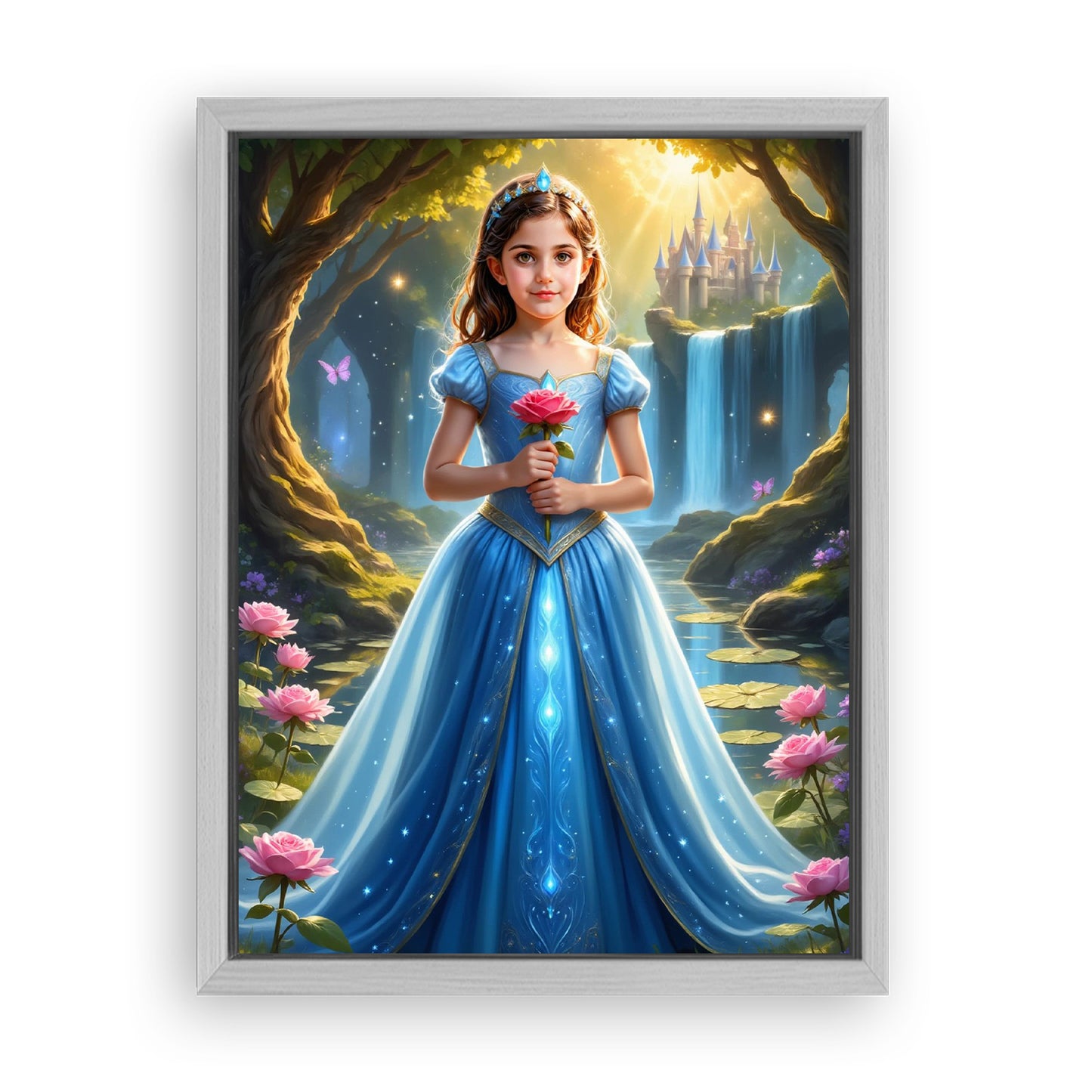 Save 33% When You Add A Frame To Your 12x16 'The Magic Blossom' Canvas Now